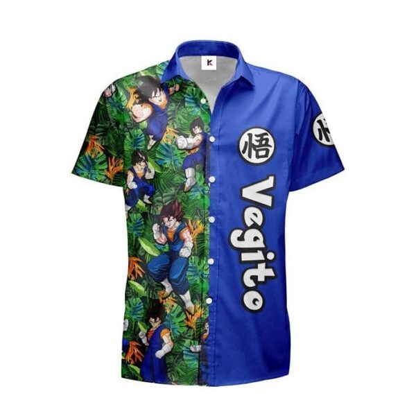 Chemise hawaïenne Dragon Ball Vegito 03 - Maison Otaku – Image 2