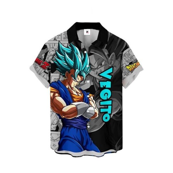 Chemise hawaïenne Dragon Ball Vegito 04 - Maison Otaku – Image 2