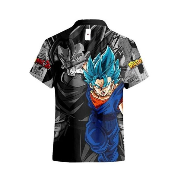 Chemise hawaïenne Dragon Ball Trunks Enfant Style Manga - Maison Otaku – Image 3