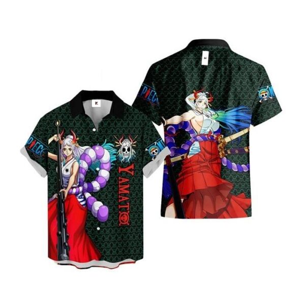 Chemise hawaïenne One Piece Yamato - Maison Otaku