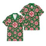 Chemise hawaïenne Dragon Ball Yamcha Symboles – Maison Otaku