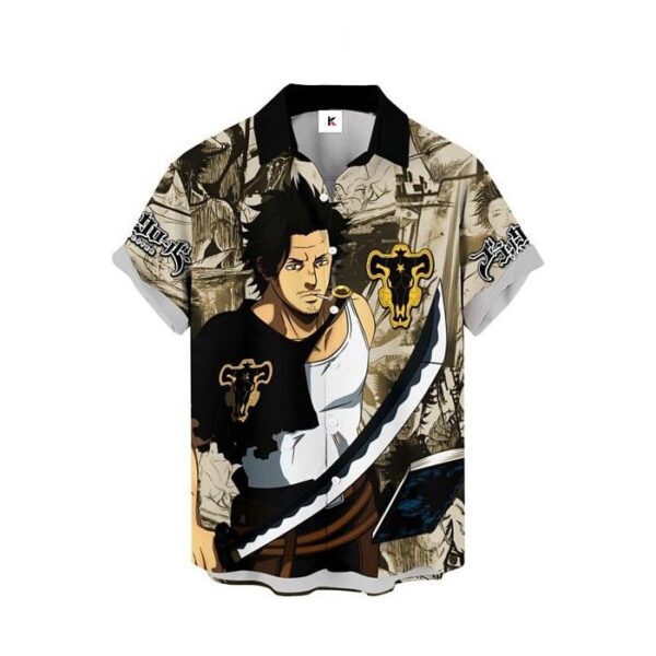 Chemise hawaïenne Black Clover Yami Sukehiro - Maison Otaku – Image 2