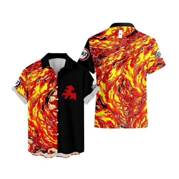 Chemise hawaïenne Demon Slayer Yoriichi Tsugikuni 04 - Maison Otaku