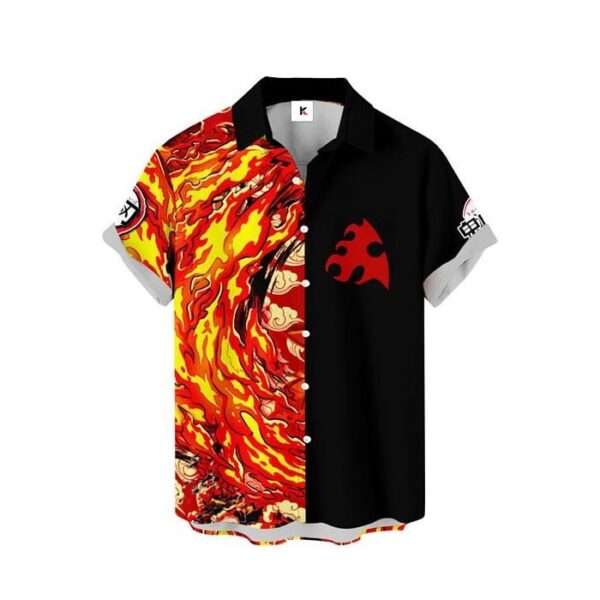 Chemise hawaïenne Demon Slayer Yoriichi Tsugikuni 04 - Maison Otaku – Image 2