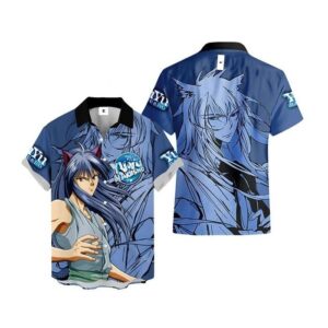 Chemise hawaïenne Yu Yu Hakusho Kurama - Maison Otaku