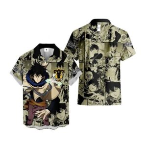 Chemise hawaïenne Black Clover Yuno Grinberryall - Maison Otaku