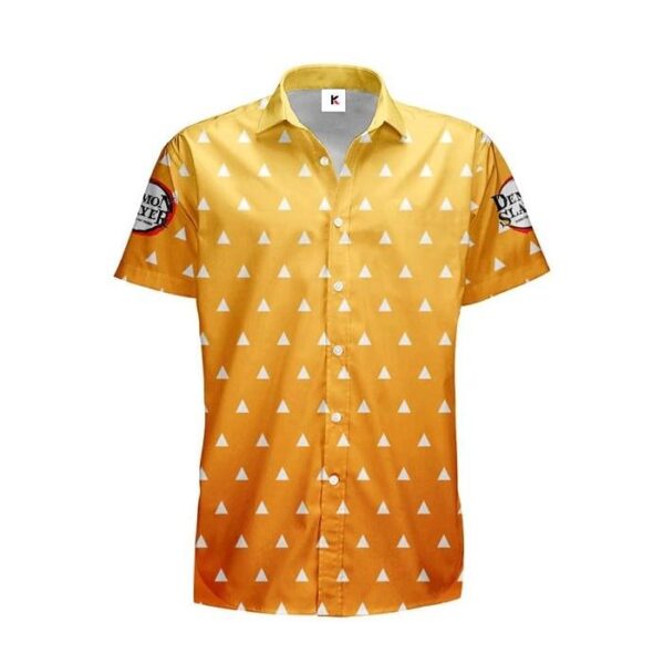 Chemise hawaïenne Demon Slayer Zenitsu 02 - Maison Otaku – Image 2