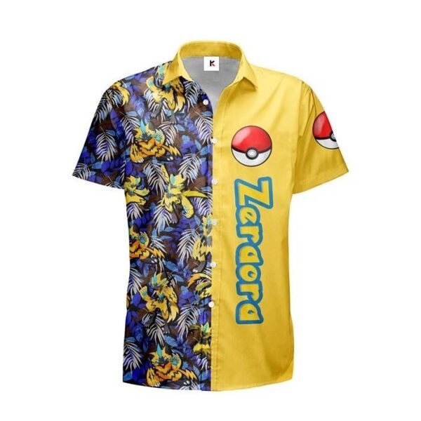 Chemise hawaïenne Pokémon Zeraora - Maison Otaku – Image 2