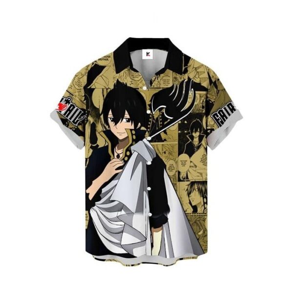 Chemise hawaïenne Fairy Tail Zeref Dragneel - Maison Otaku – Image 2