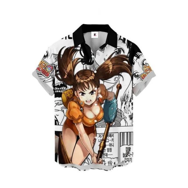 Chemise hawaïenne Seven Deadly Sins Diane - Maison Otaku – Image 2