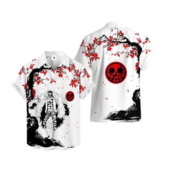 Chemise hawaïenne One Piece Doflamingo - Maison Otaku
