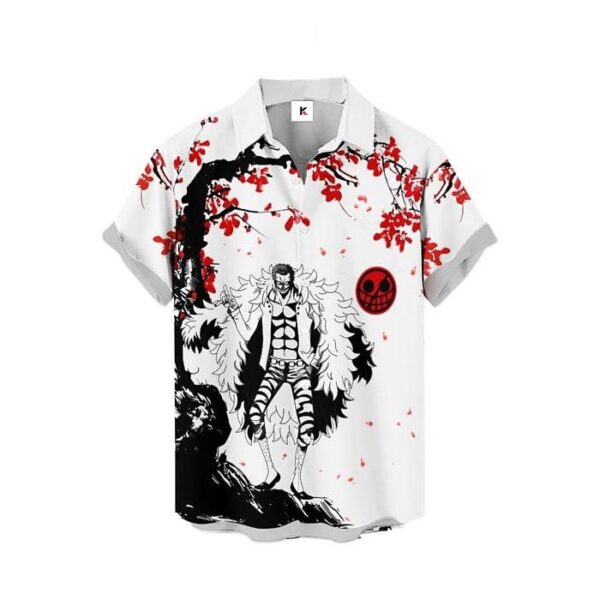 Chemise hawaïenne One Piece Doflamingo - Maison Otaku – Image 2
