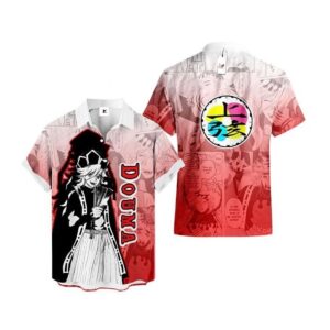 Chemise hawaïenne Demon Slayer Douma - Maison Otaku