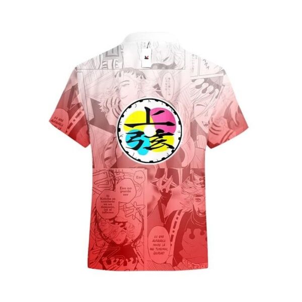 Chemise hawaïenne Demon Slayer Douma - Maison Otaku – Image 3