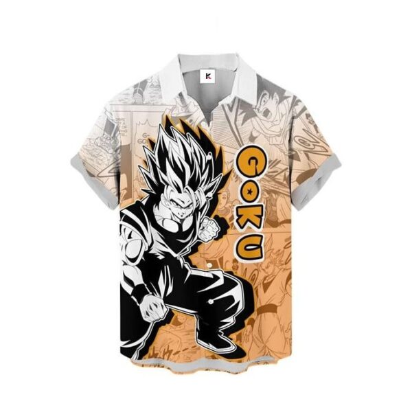 Chemise hawaïenne Dragon Ball Z Goku Super Saiyan - Maison Otaku – Image 2