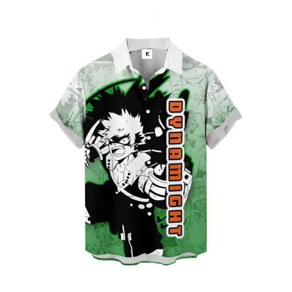 Chemise hawaïenne My Hero Academia Dynamight - Maison Otaku – Image 2