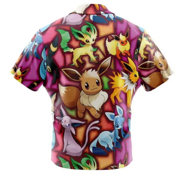 Chemise hawaïenne Évolutions Évoli Pokémon - Maison Otaku – Image 2