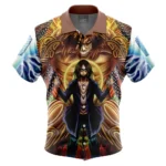 Chemise hawaïenne Trippy Eren Yeager Timeskip L’Attaque des Titans – Maison Otaku