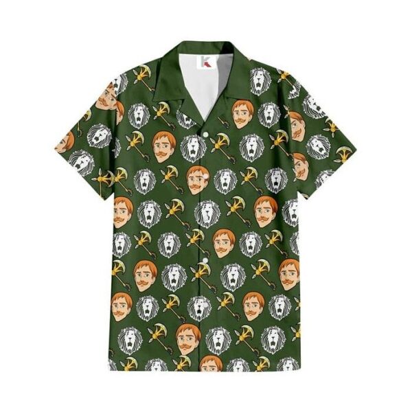 Chemise hawaïenne Seven Deadly Sins Escanor - Maison Otaku – Image 2