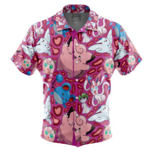 Chemise hawaïenne Type Fée Pokémon - Maison Otaku