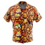 Chemise hawaïenne Type Feu Starters Pokémon – Maison Otaku