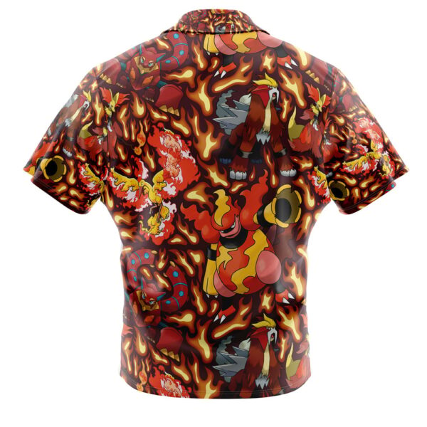 Chemise hawaïenne Pokémon Type Feu - Maison Otaku – Image 2