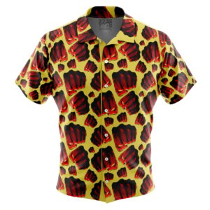 Chemise hawaïenne Saitama Poing One Punch Man - Maison Otaku