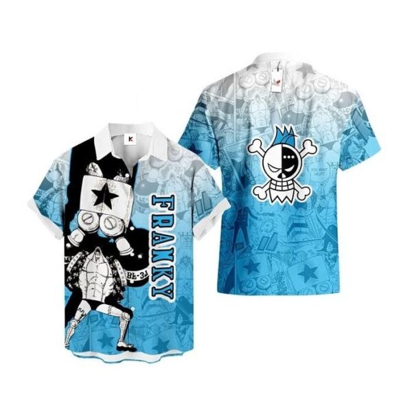Chemise hawaïenne One Piece Franky - Maison Otaku