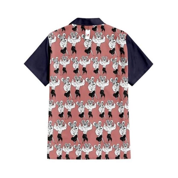 Chemise hawaïenne Demon Slayer amusante – Design souris Tengen Uzui personnalisé - Maison Otaku – Image 3