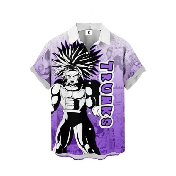 Chemise hawaïenne Dragon Ball Trunks du futur - Maison Otaku – Image 2