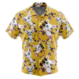 Chemise hawaïenne Gatomon Digimon - Maison Otaku
