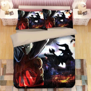Housse De Couette One Punch Man 06 Parure de lit Ensemble De Literie