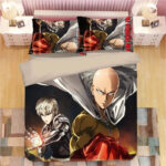 Housse De Couette One Punch Man 15 Parure de lit Ensemble De Literie