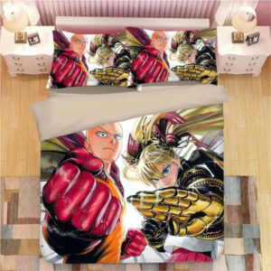 Housse De Couette One Punch Man 20 Parure de lit Ensemble De Literie