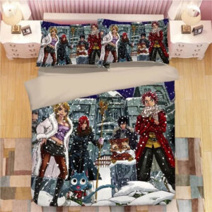 Housse De Couette Fairy Tail 25 Parure de lit Ensemble De Literie