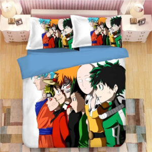 Housse De Couette One Punch Man 08 Parure de lit Ensemble De Literie