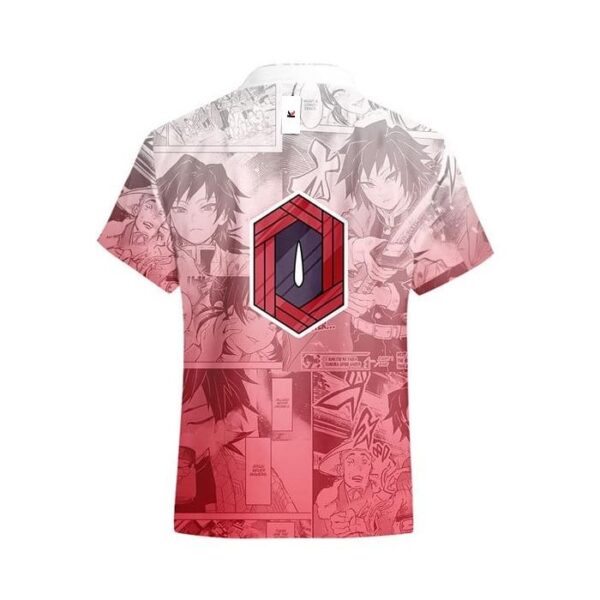 Chemise hawaïenne Demon Slayer Giyu Tomioka - Maison Otaku – Image 3
