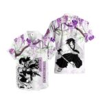 Chemise hawaïenne Demon Slayer Giyu Tomioka Wisteria – Maison Otaku