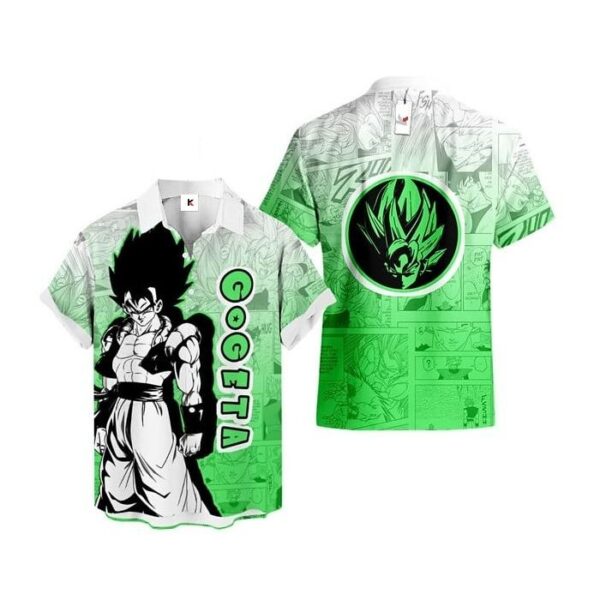 Chemise hawaïenne Dragon Ball Gogeta - Maison Otaku