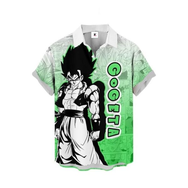 Chemise hawaïenne Dragon Ball Gogeta - Maison Otaku – Image 2