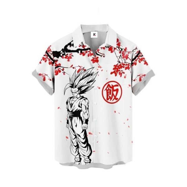 Chemise hawaïenne Dragon Ball Gohan Beast - Maison Otaku – Image 2