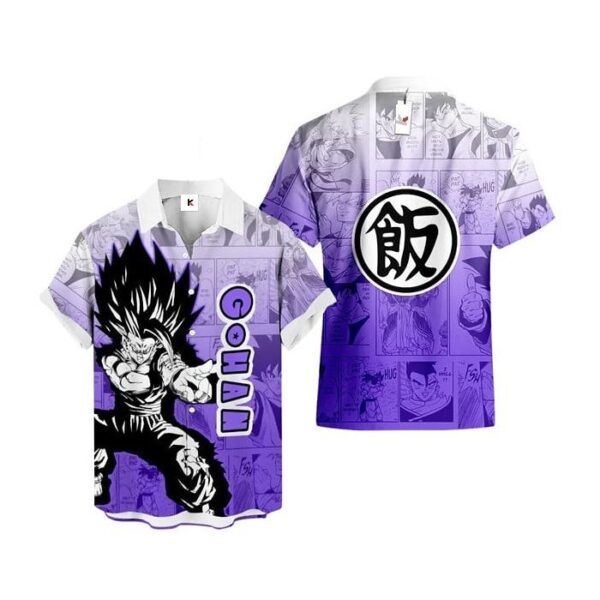 Chemise hawaïenne Dragon Ball Gohan Beast 02 - Maison Otaku