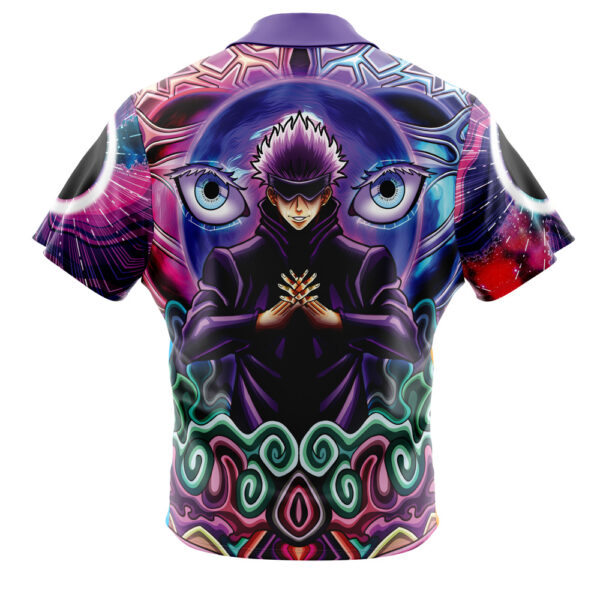 Chemise hawaïenne Trippy Gojo Satoru Jujutsu Kaisen - Maison Otaku – Image 2