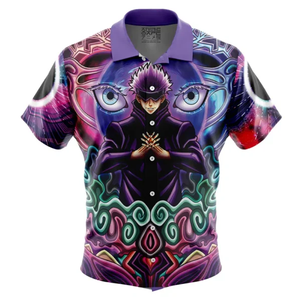 Chemise hawaïenne Trippy Gojo Satoru Jujutsu Kaisen - Maison Otaku