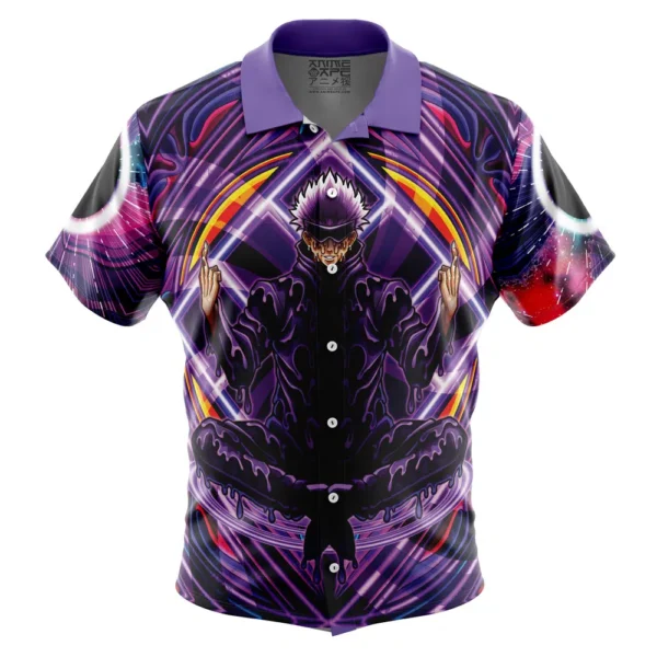 Chemise hawaïenne Gojo Satoru V2 Jujutsu Kaisen - Maison Otaku