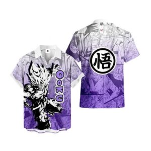 Chemise hawaïenne Dragon Ball Goku Ultra Instinct - Maison Otaku