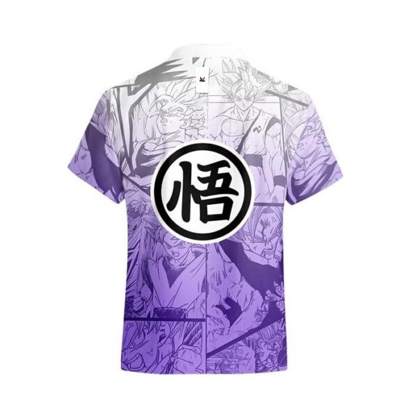 Chemise hawaïenne Dragon Ball Goku – Style manga - Maison Otaku – Image 3