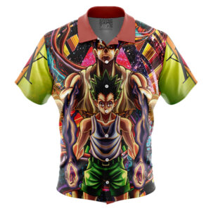Chemise hawaïenne Trippy Gon Freecss Hunter X Hunter - Maison Otaku