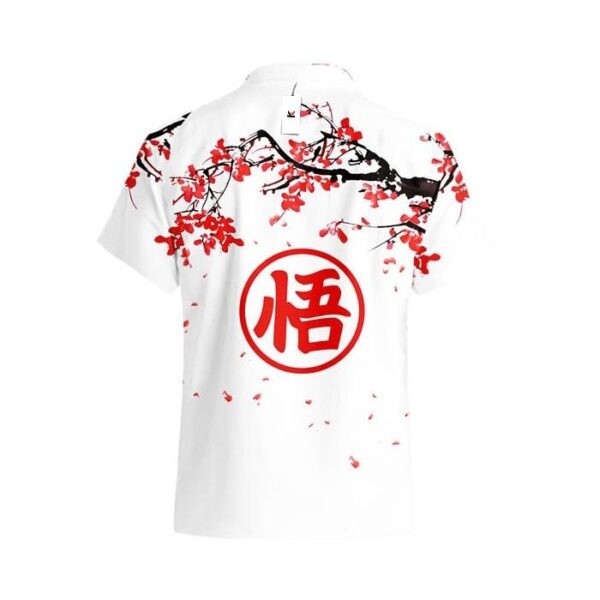 Chemise hawaïenne Dragon Ball Goku Black Rose – Style manga - Maison Otaku – Image 3