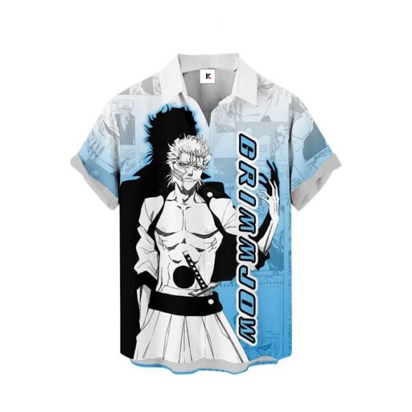 Chemise hawaïenne Bleach Grimmjow Jaegerjaquez - Maison Otaku – Image 2